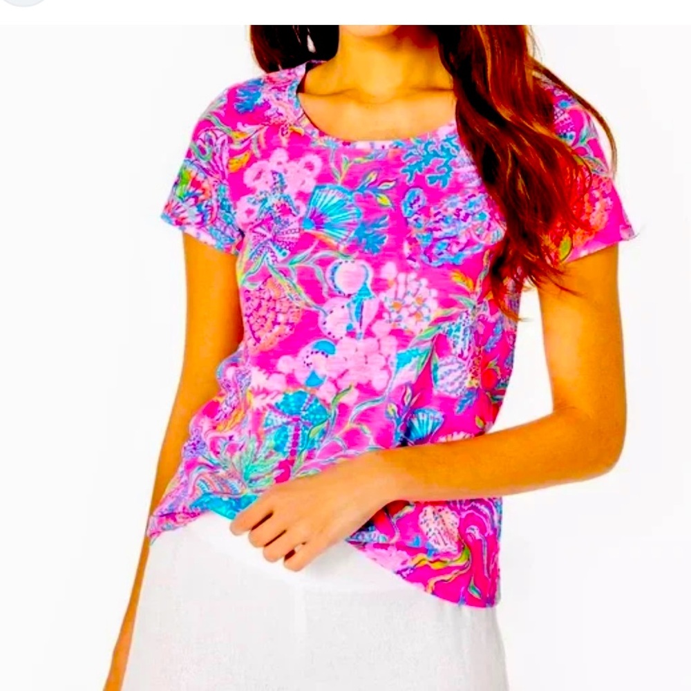 Lily Politzer pink aisle show me something GOO 🩷🧡💛💚🩵💙💜